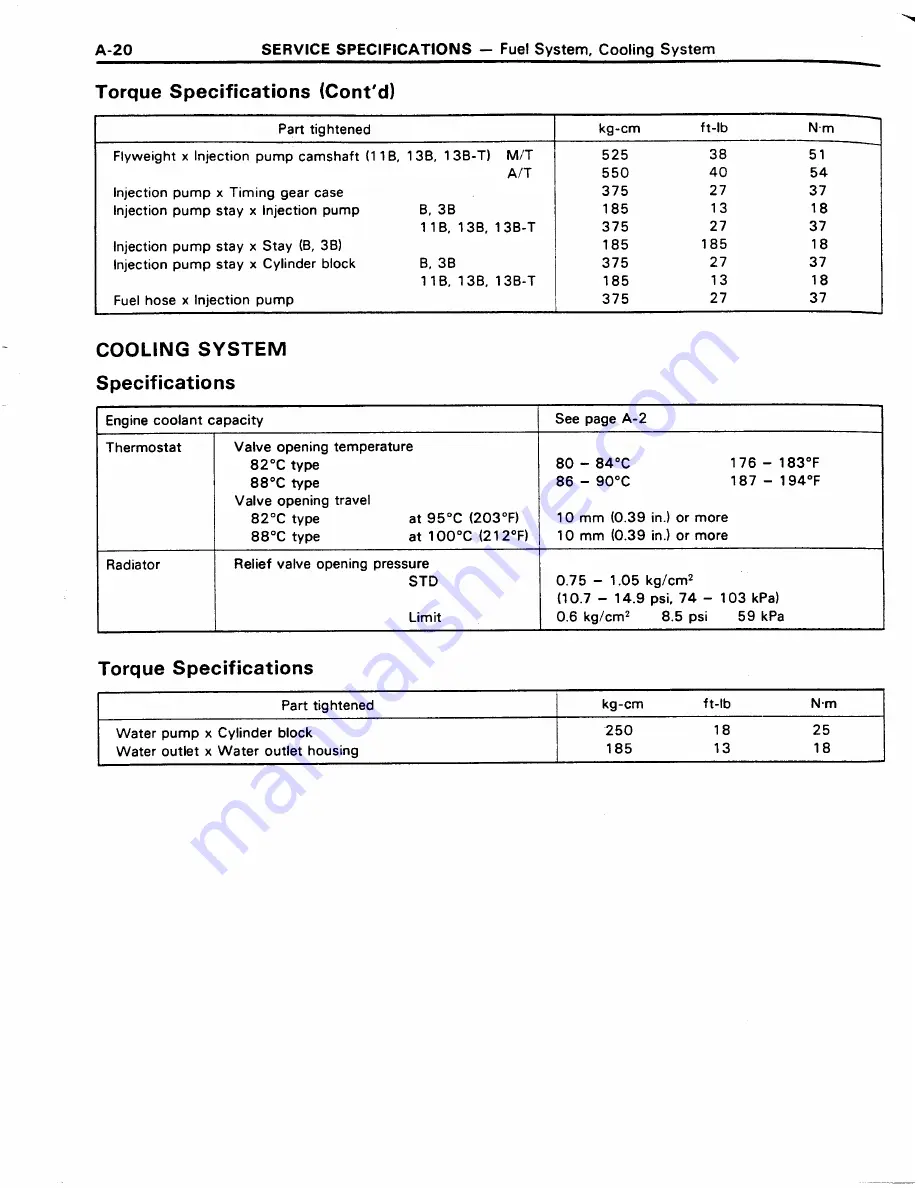 Toyota 11B Repair Manual Download Page 324