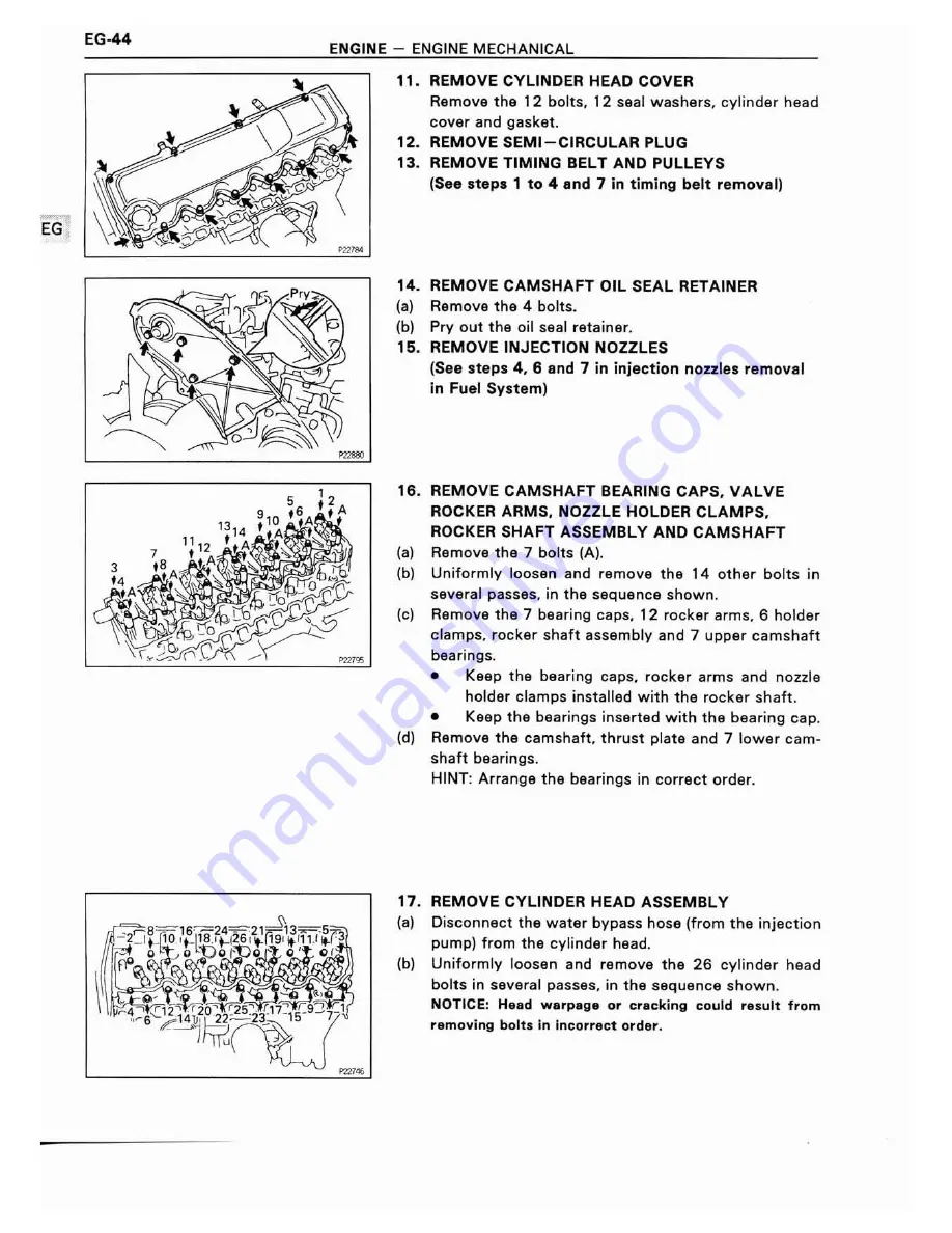 Toyota 1HD-FT Repair Manual Download Page 57