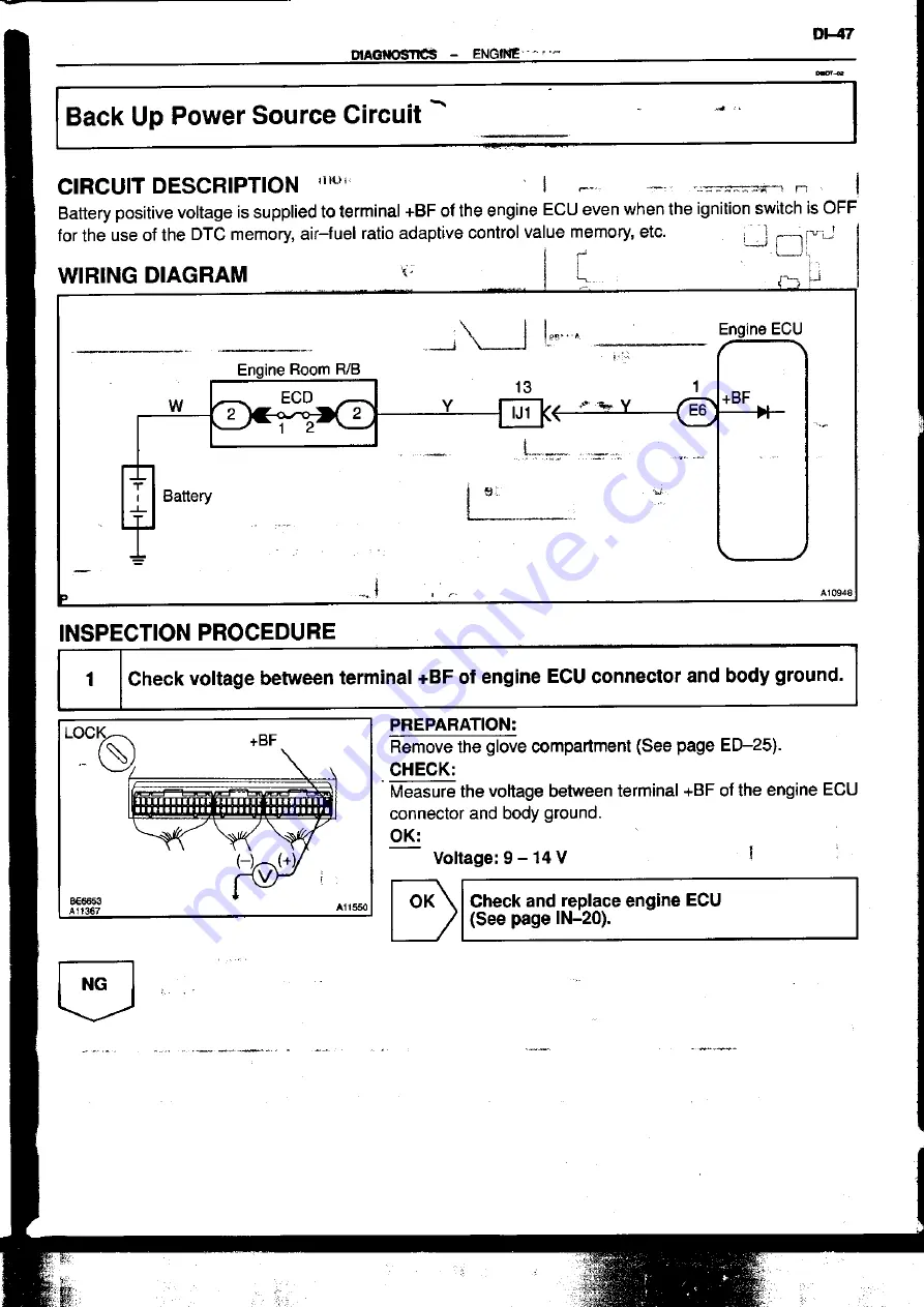 Toyota 1KZ-TE Repair Manual Download Page 131