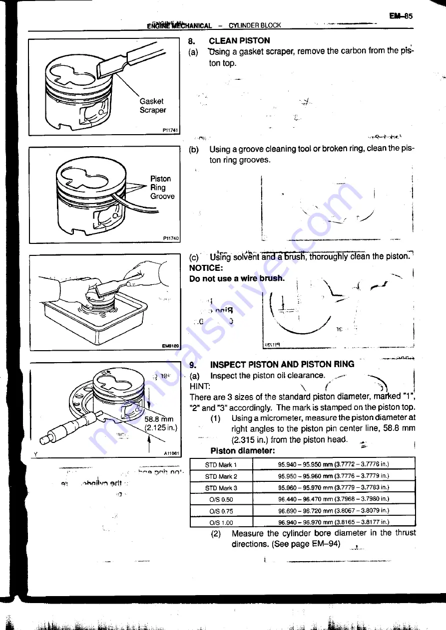 Toyota 1KZ-TE Repair Manual Download Page 233