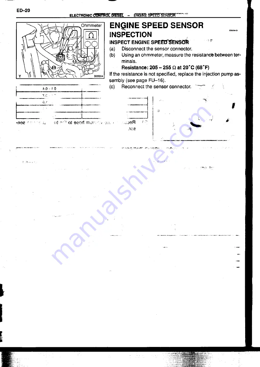 Toyota 1KZ-TE Repair Manual Download Page 289