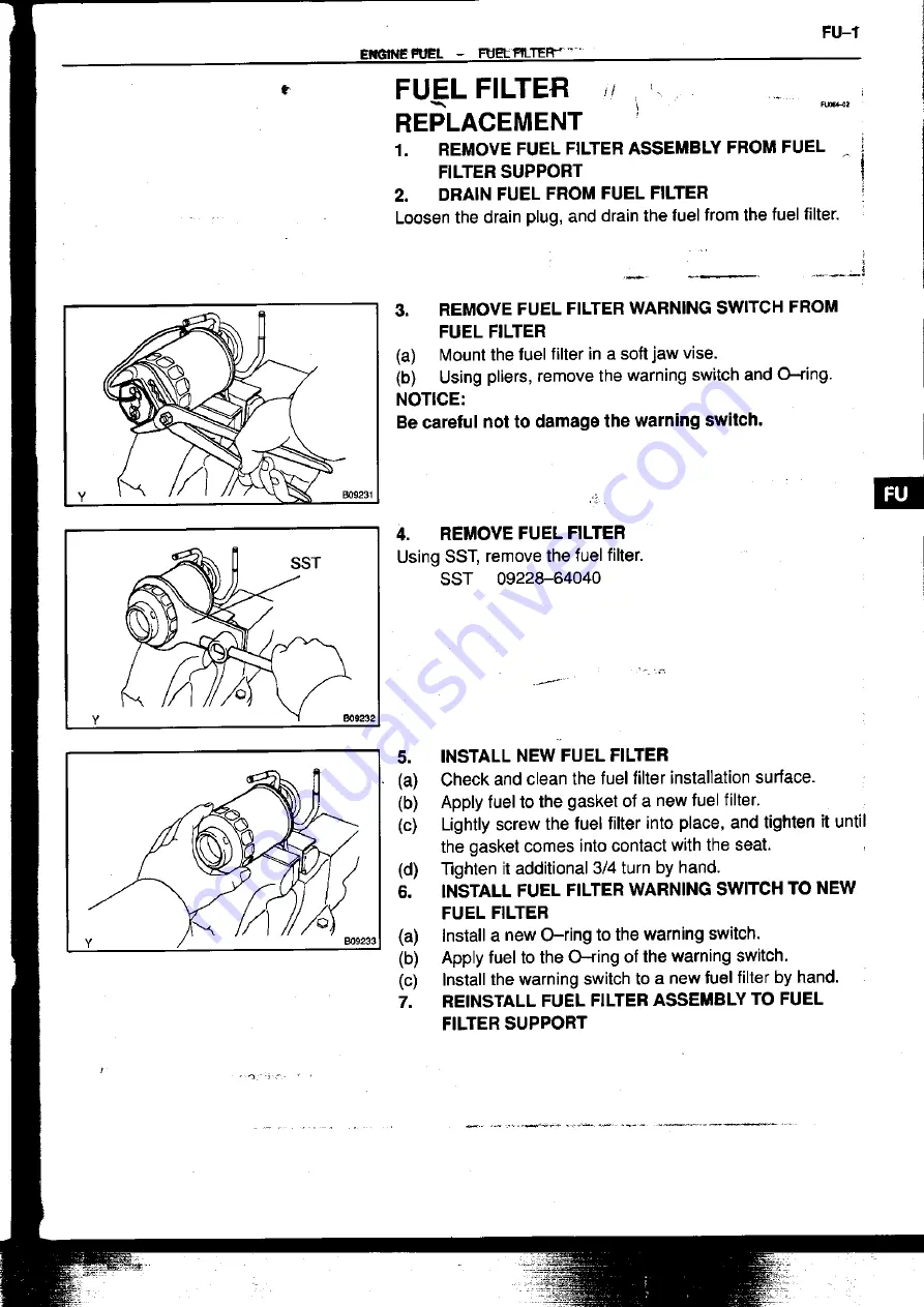 Toyota 1KZ-TE Repair Manual Download Page 297