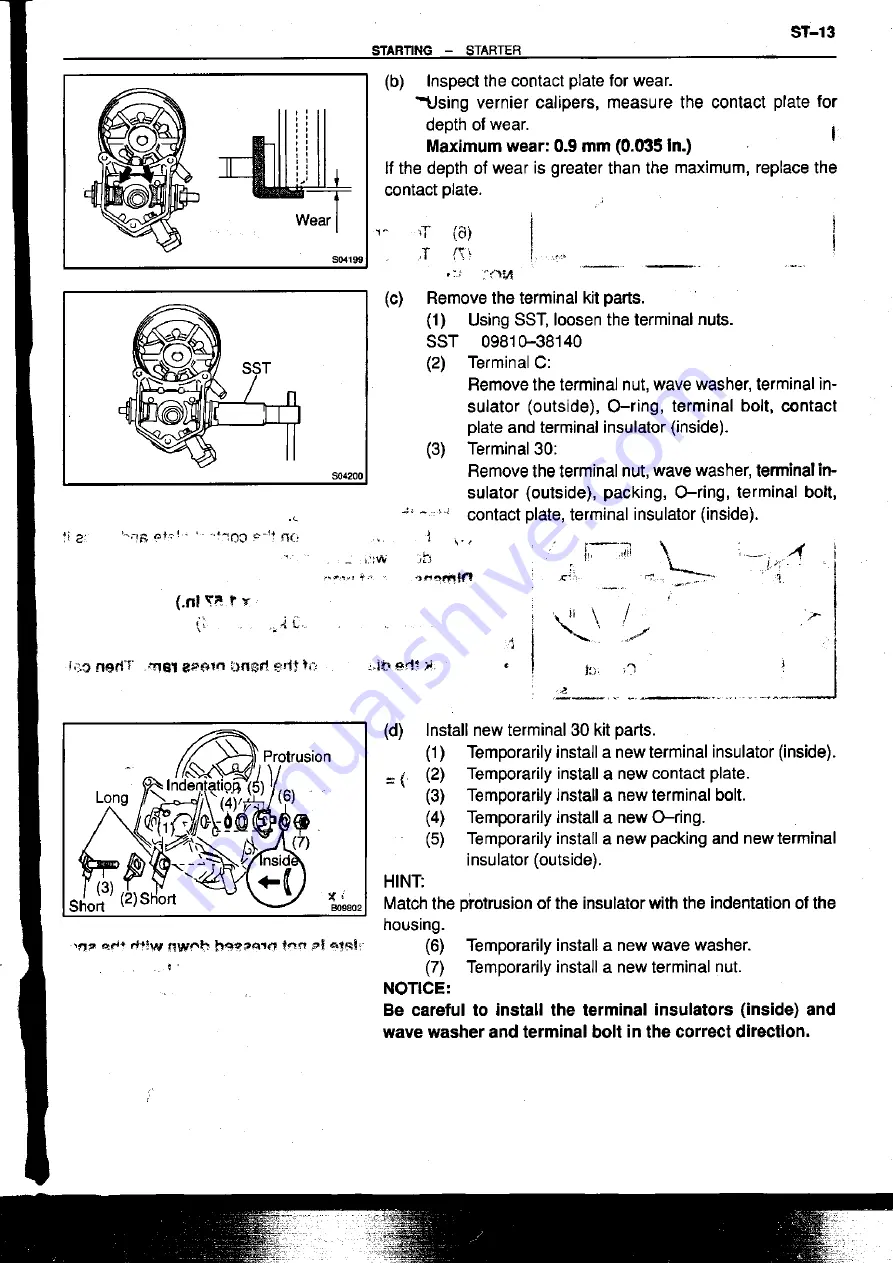 Toyota 1KZ-TE Repair Manual Download Page 384