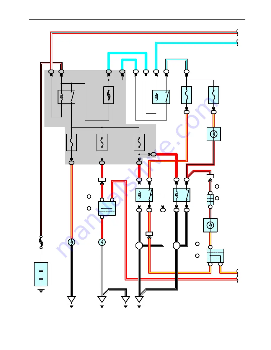 Toyota 2001 CELICA Wiring Diagram Download Page 72