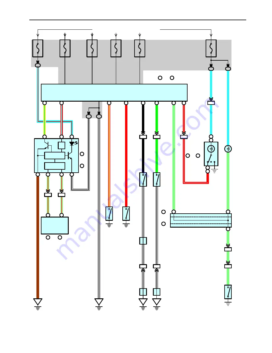 Toyota 2001 CELICA Wiring Diagram Download Page 86