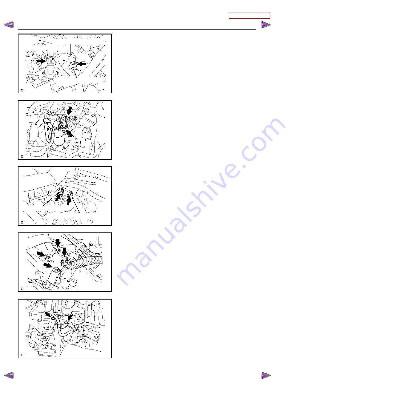 Toyota 2003 COROLLA Repair Manual Supplement Download Page 855