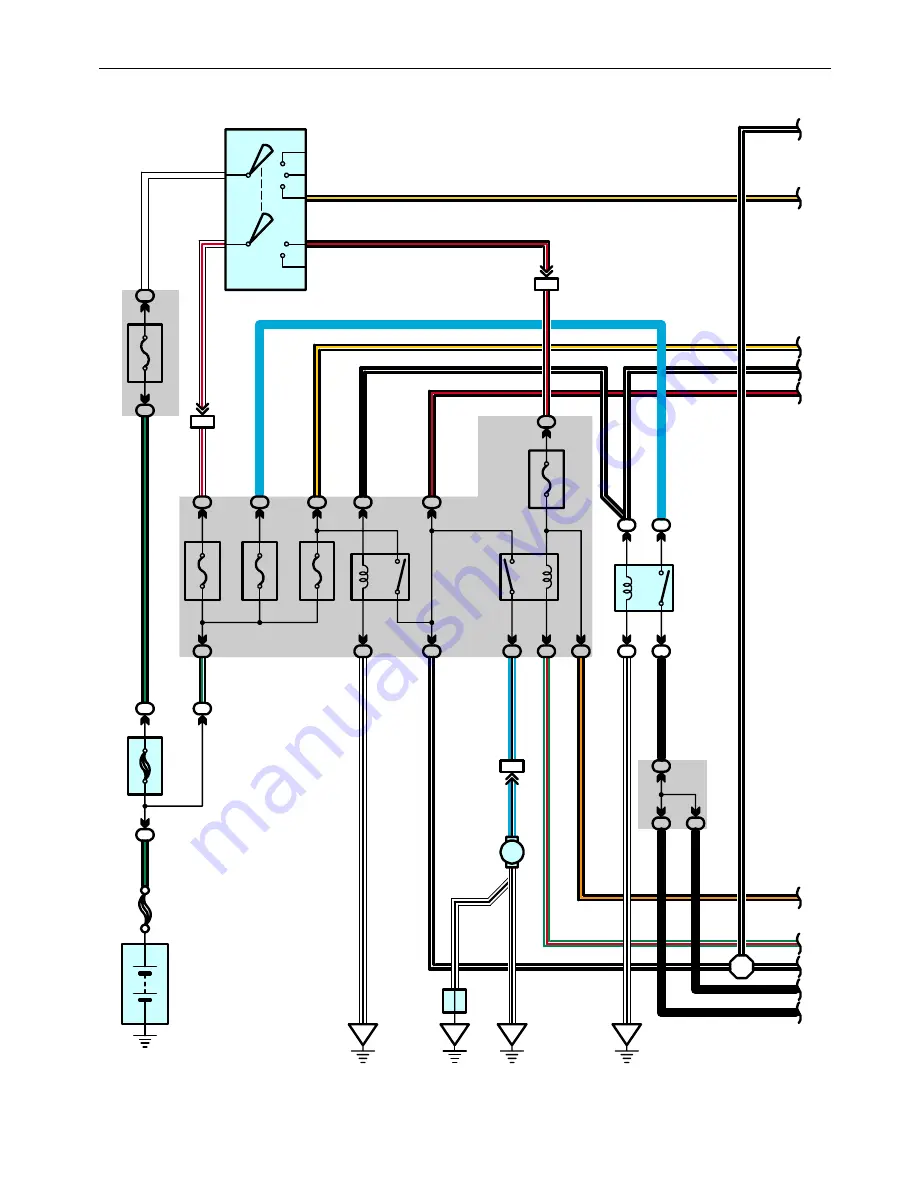 Toyota 2005 Camry ACV30 Series Wiring Diagram Download Page 75