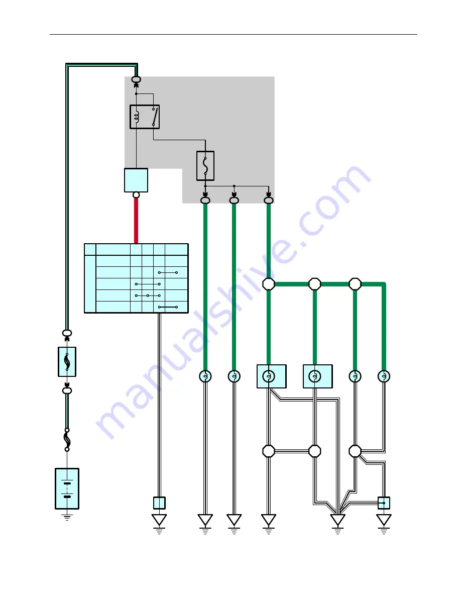 Toyota 2005 Camry ACV30 Series Wiring Diagram Download Page 127