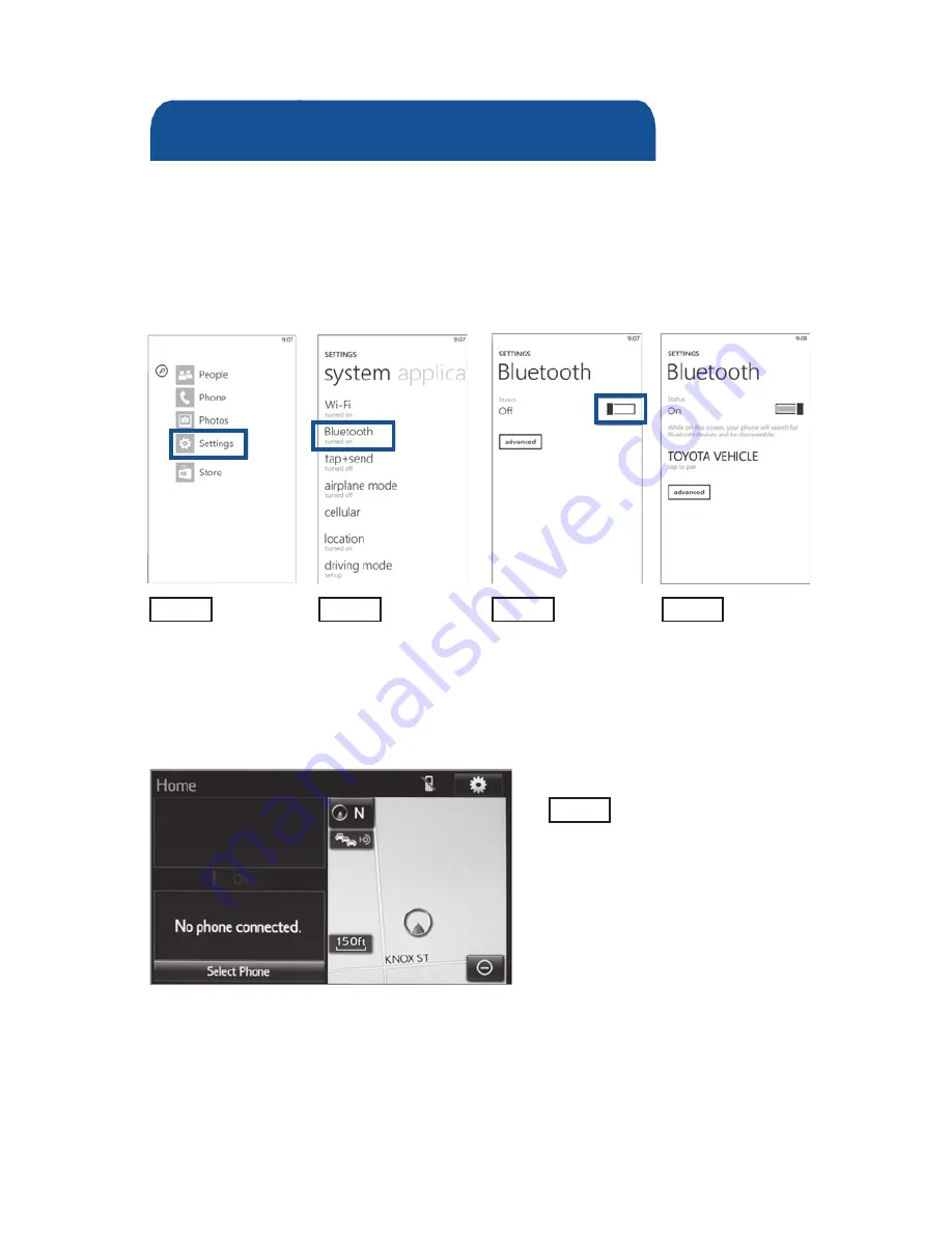 Toyota 2016 SEQUOIA Quick Reference Manual Download Page 46