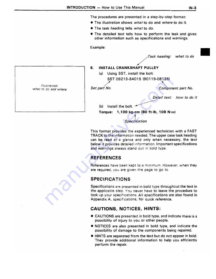 Toyota 3S-GE Repair Manual Download Page 5