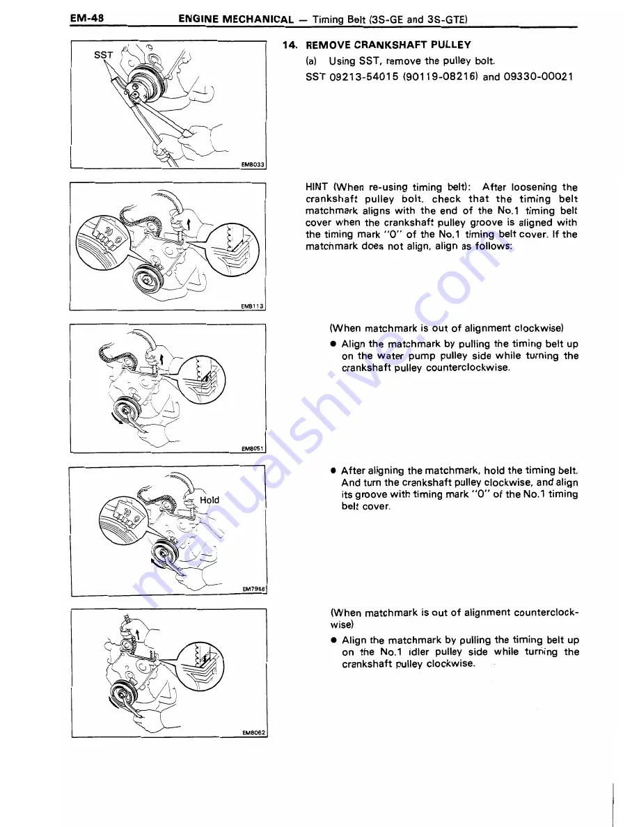 Toyota 3S-GE Repair Manual Download Page 57