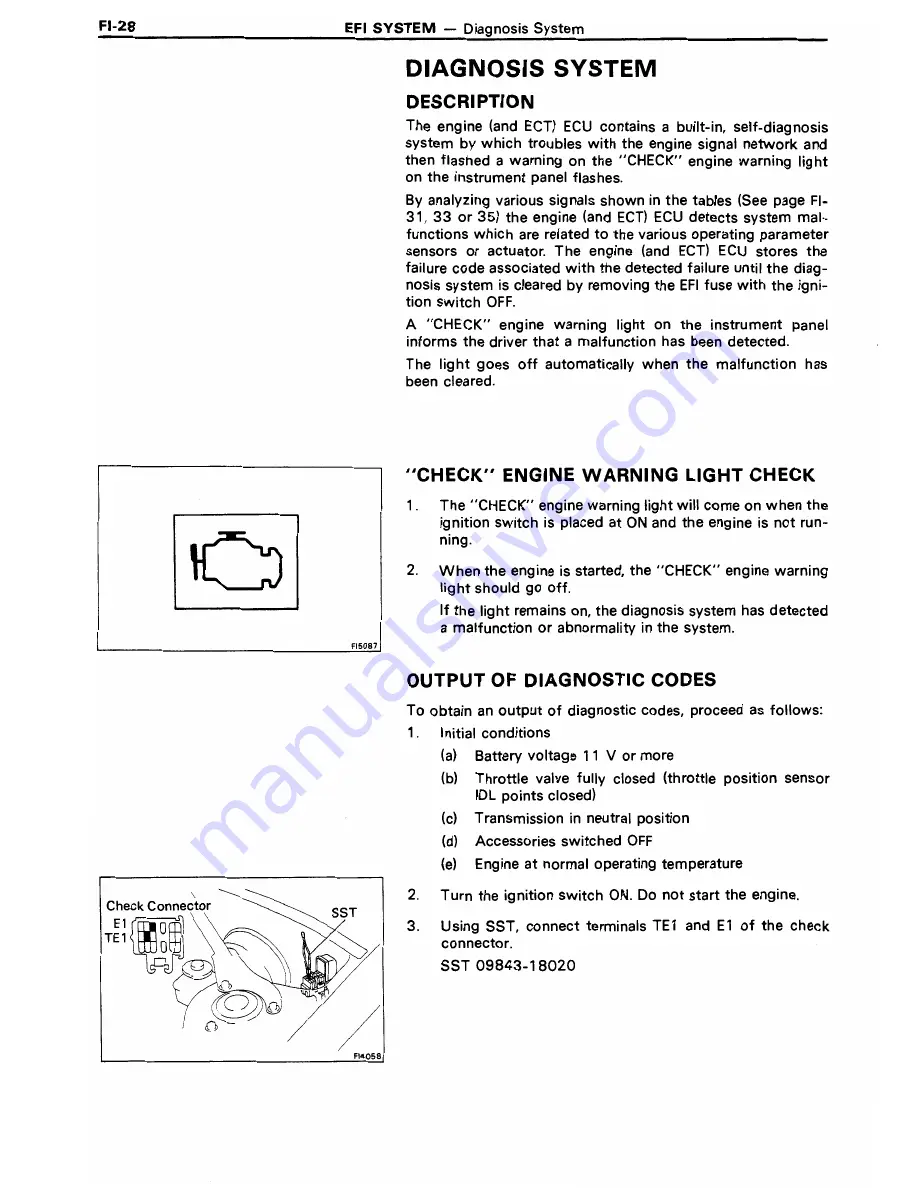 Toyota 3S-GE Repair Manual Download Page 254