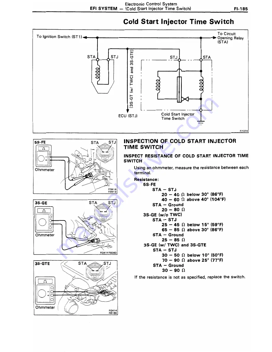 Toyota 3S-GE Repair Manual Download Page 422