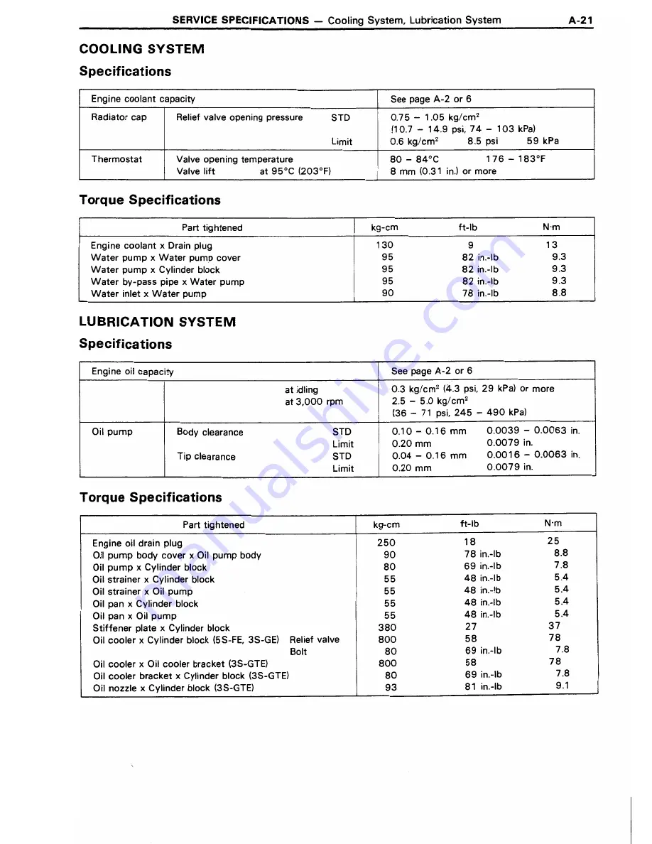 Toyota 3S-GE Repair Manual Download Page 598