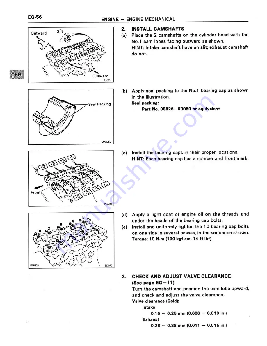 Toyota 3S-GTE Repair Manual Download Page 84