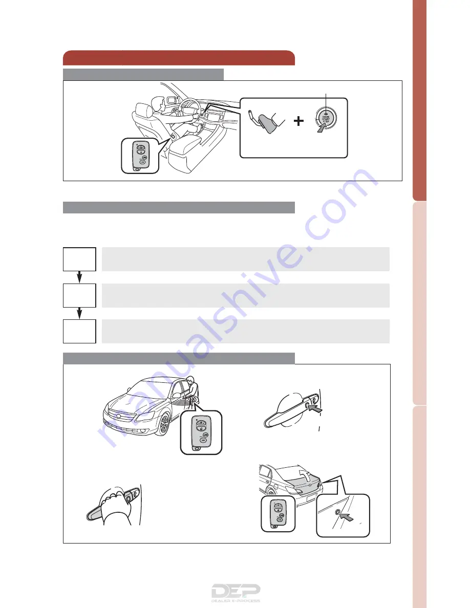 Toyota AVALON 2008 Quick Reference Manual Download Page 9