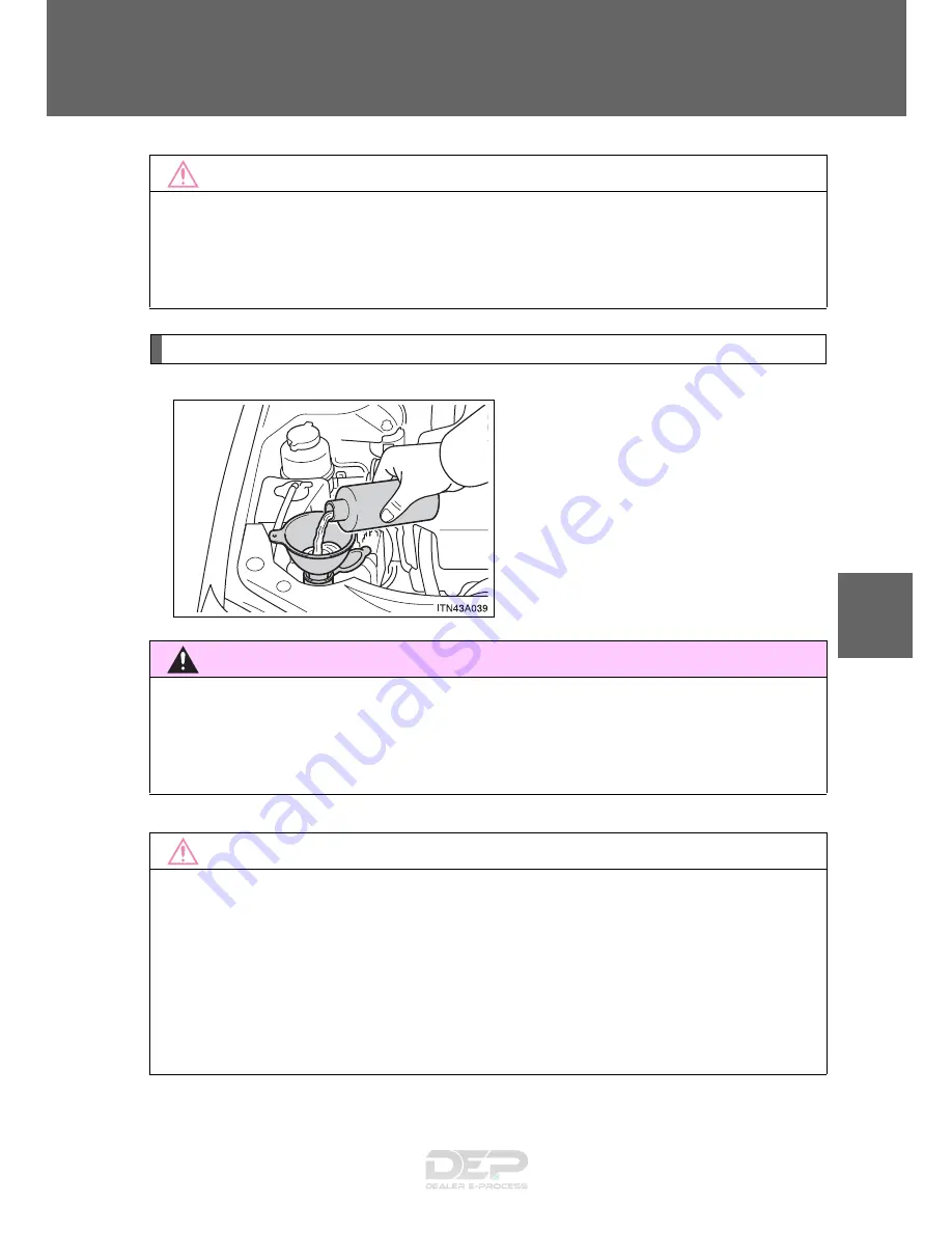 Toyota AVALON 2008 Quick Reference Manual Download Page 345