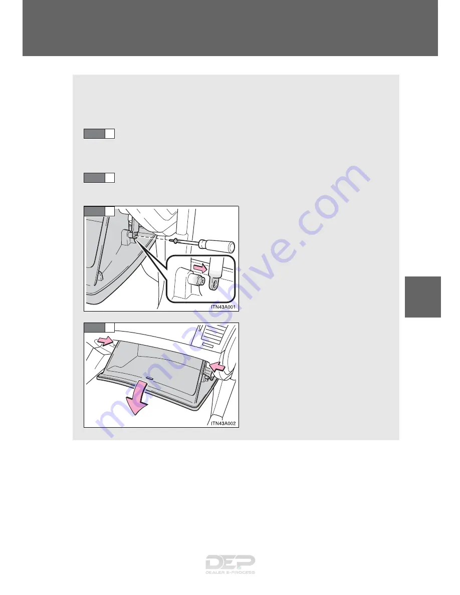 Toyota AVALON 2008 Quick Reference Manual Download Page 361