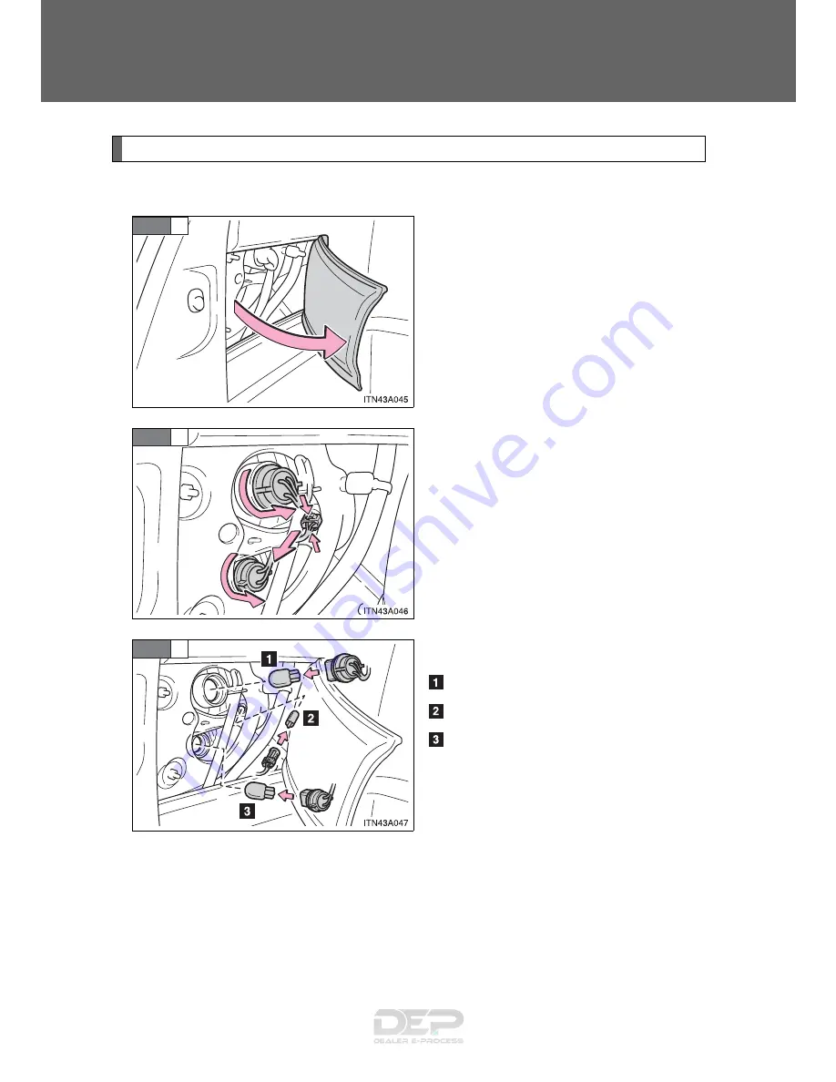 Toyota AVALON 2008 Quick Reference Manual Download Page 380