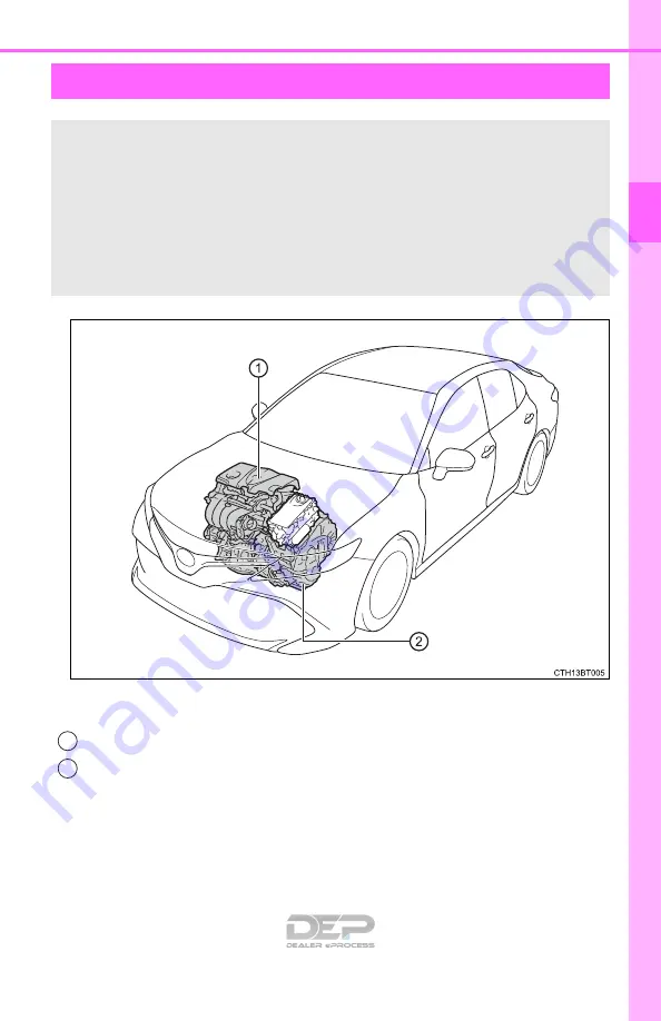 Toyota Camry Hybrid 2018 Owner'S Manual Download Page 73