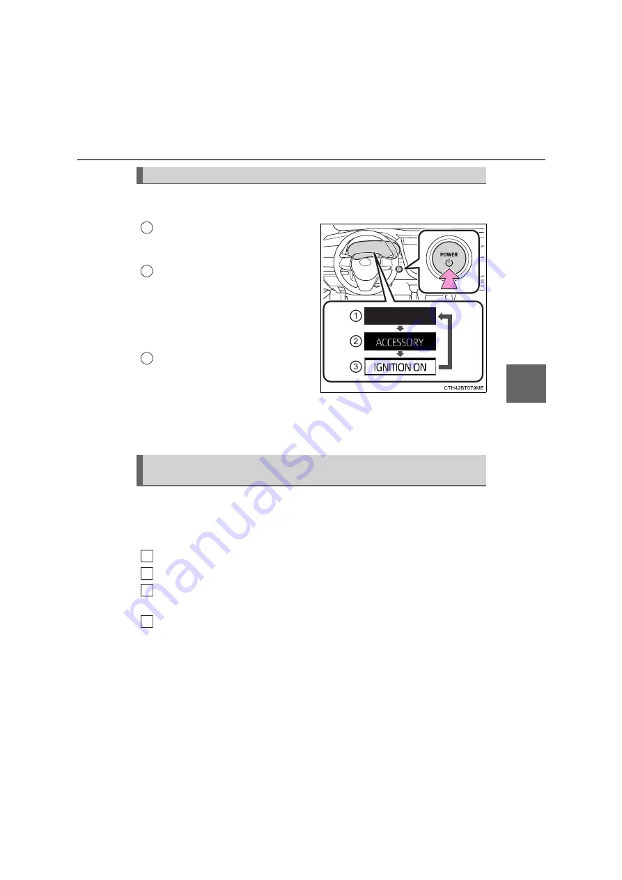 Toyota CAMRY HYBRID 2021 Owner'S Manual Download Page 233