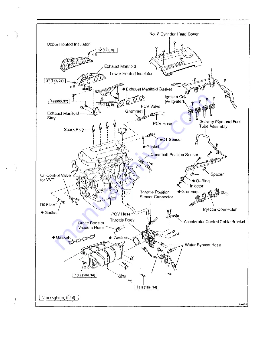 Toyota Celica 2000 Repair Manual Download Page 42