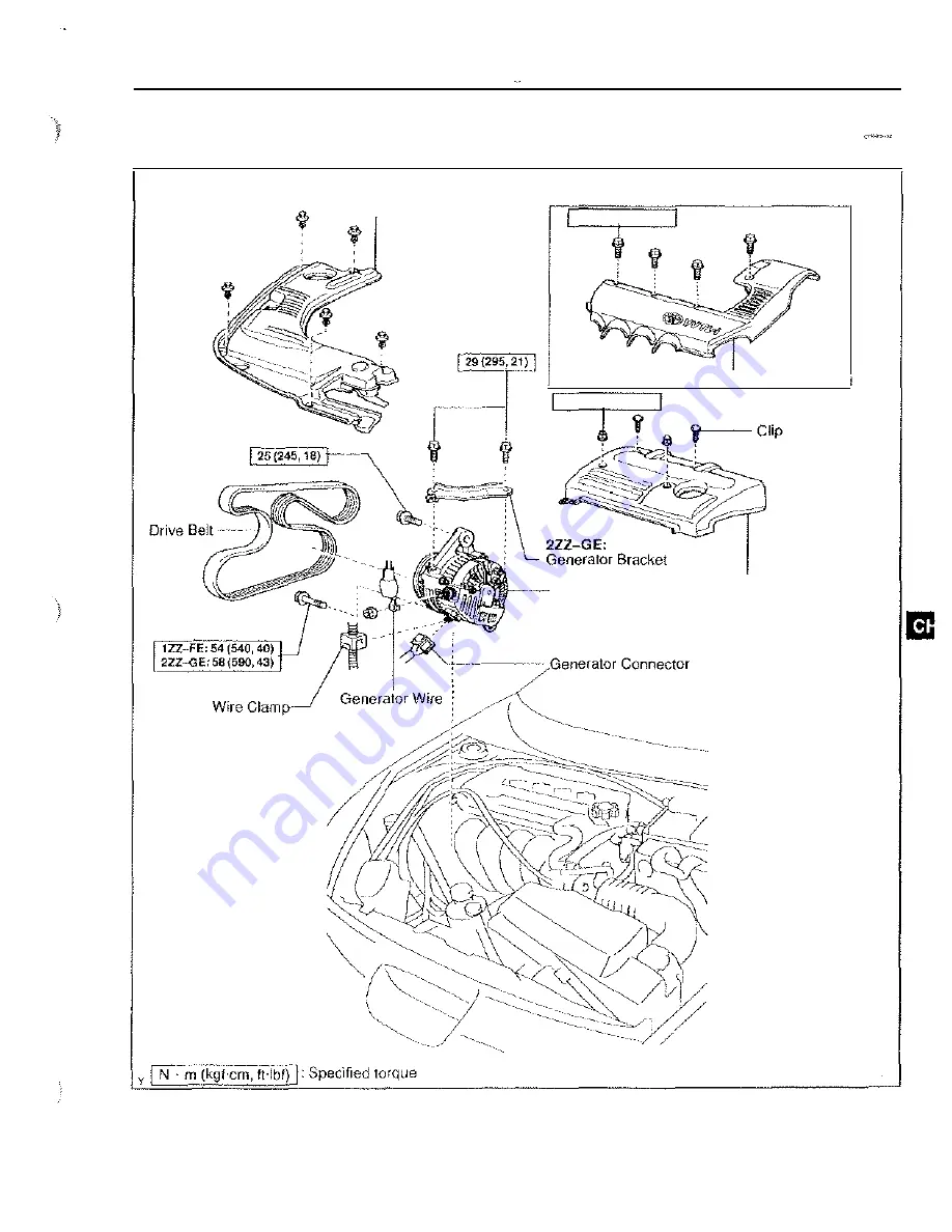 Toyota Celica 2000 Repair Manual Download Page 310