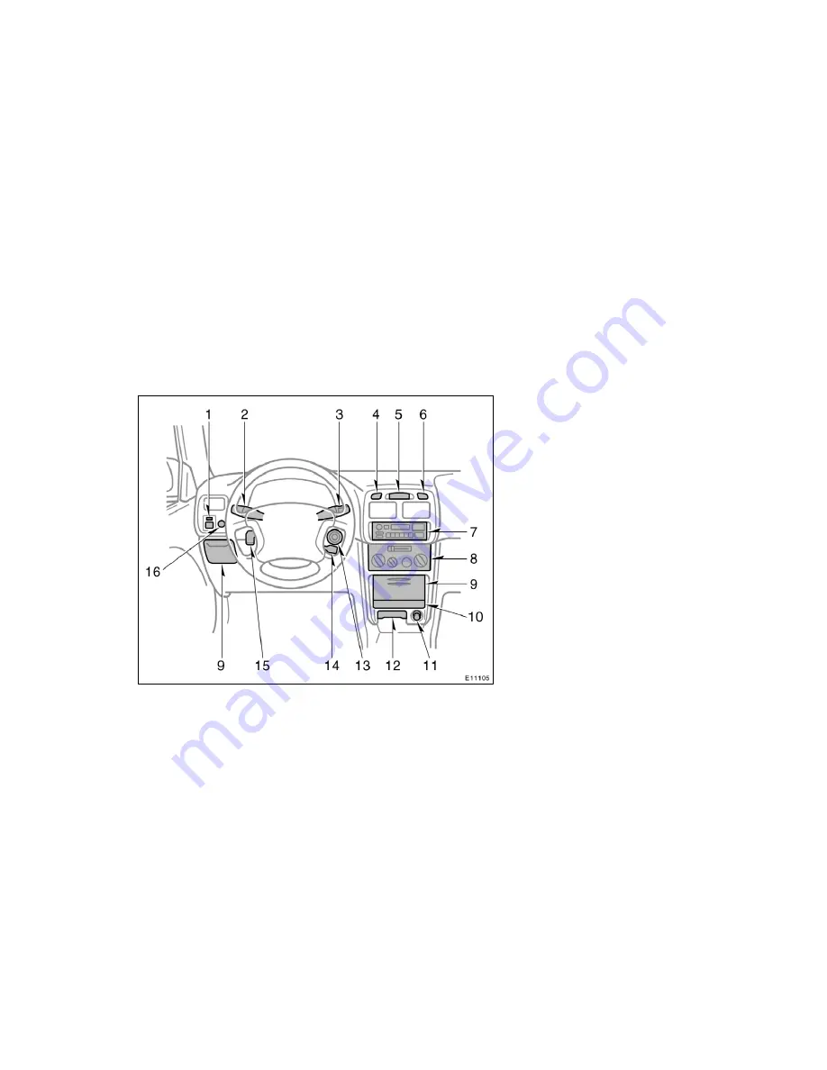 Toyota Corolla 1998 Owner'S Manual Download Page 3