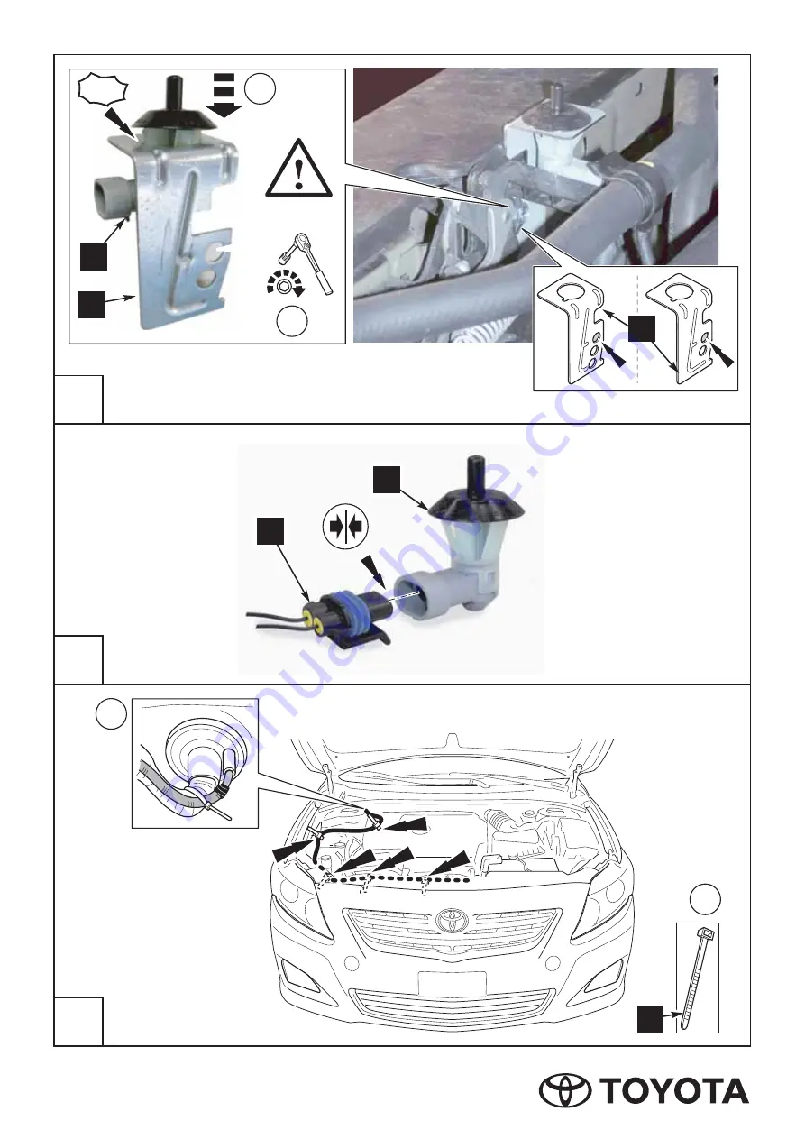 Toyota Corolla RHD 2006 Installation Instructions Manual Download Page 38