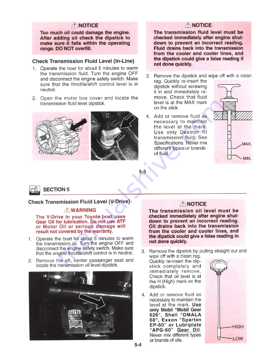 Toyota Epic 21 Closed Bow Owner'S Manual Download Page 41