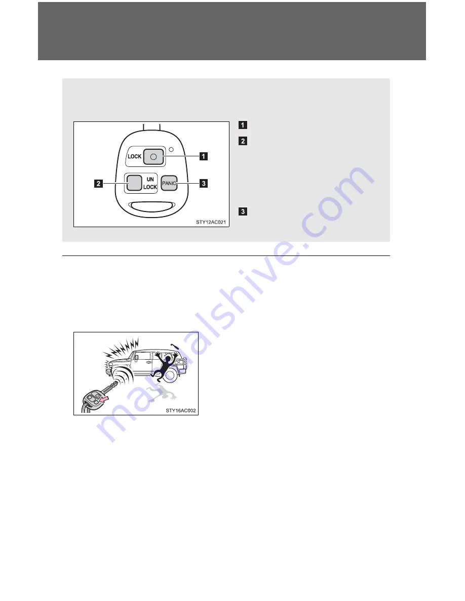 Toyota FJ cruiser 2013 Owner'S Manual Download Page 11