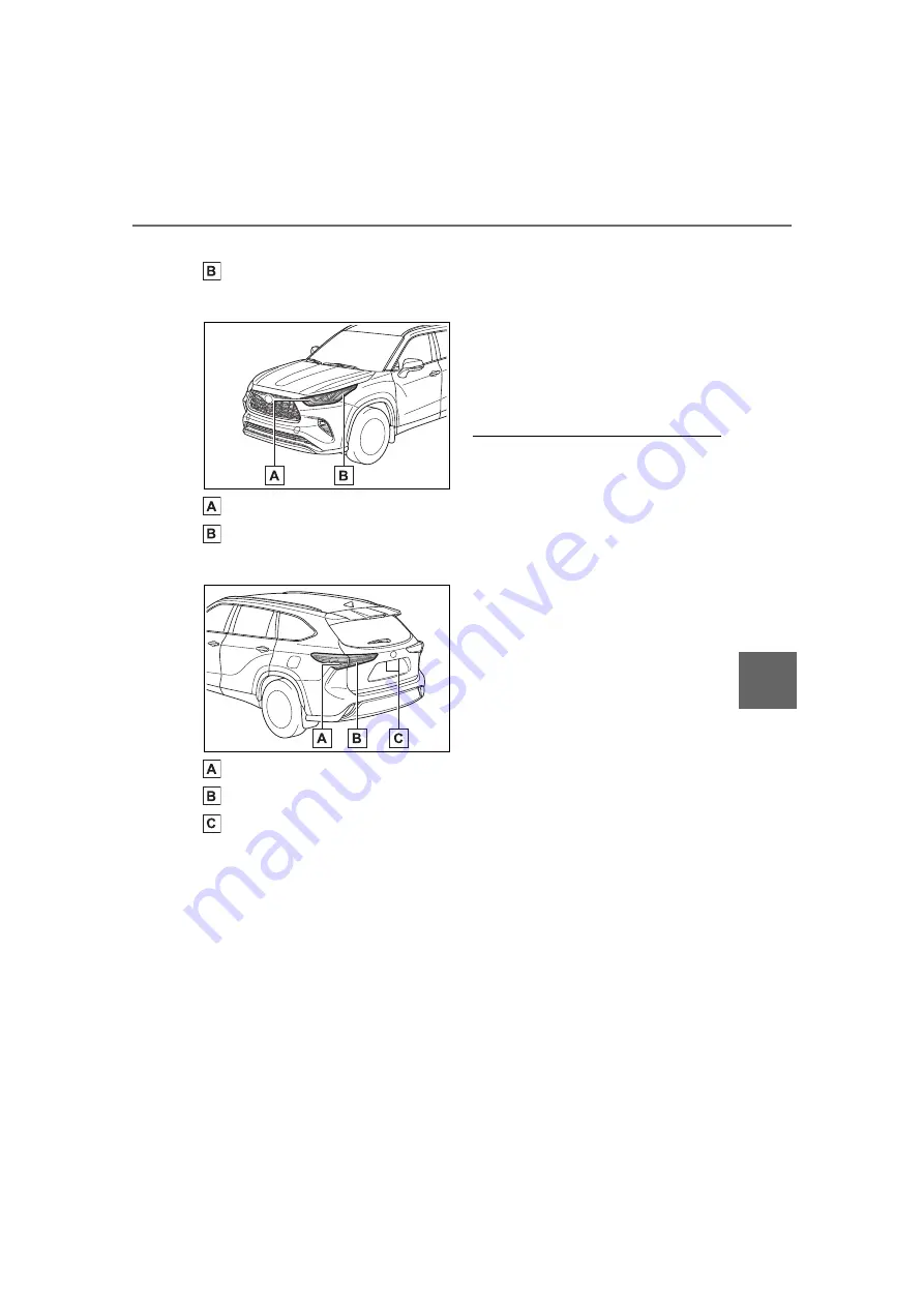 Toyota Highlander 2020 Owner'S Manual Download Page 433