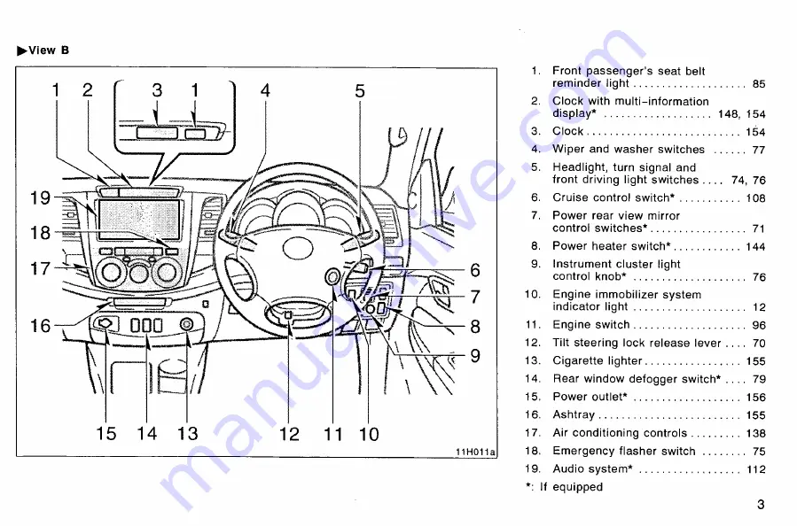 Toyota HILUX 2007 Owner'S Manual Download Page 14