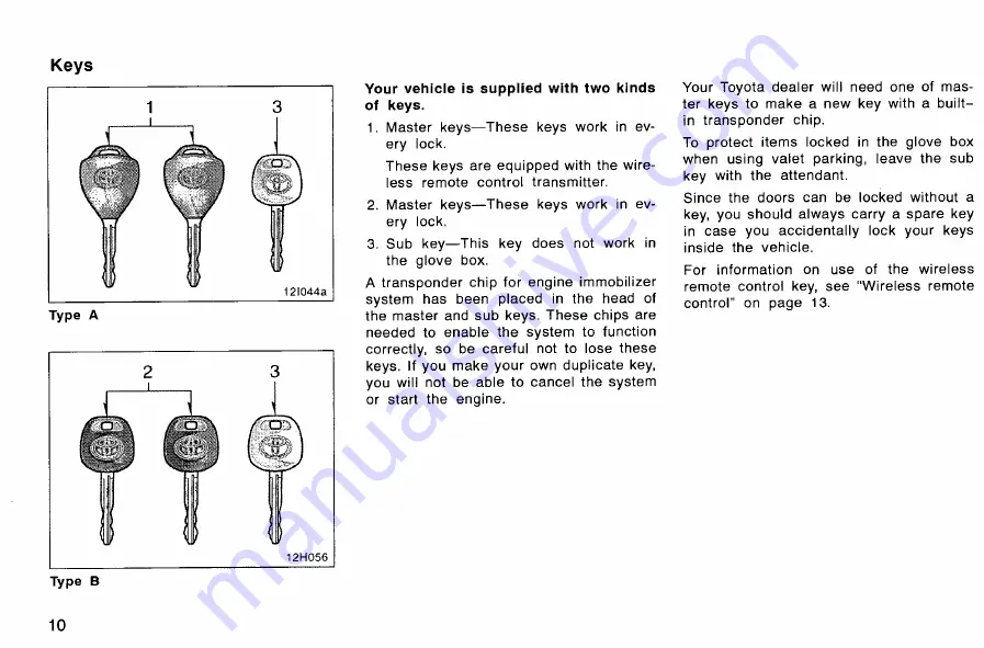 Toyota HILUX 2007 Owner'S Manual Download Page 21