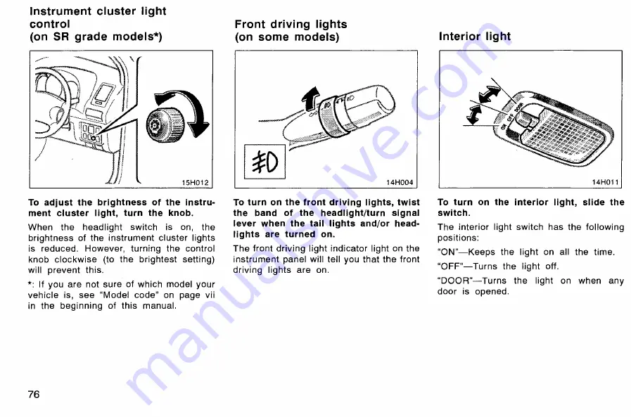 Toyota HILUX 2007 Owner'S Manual Download Page 87