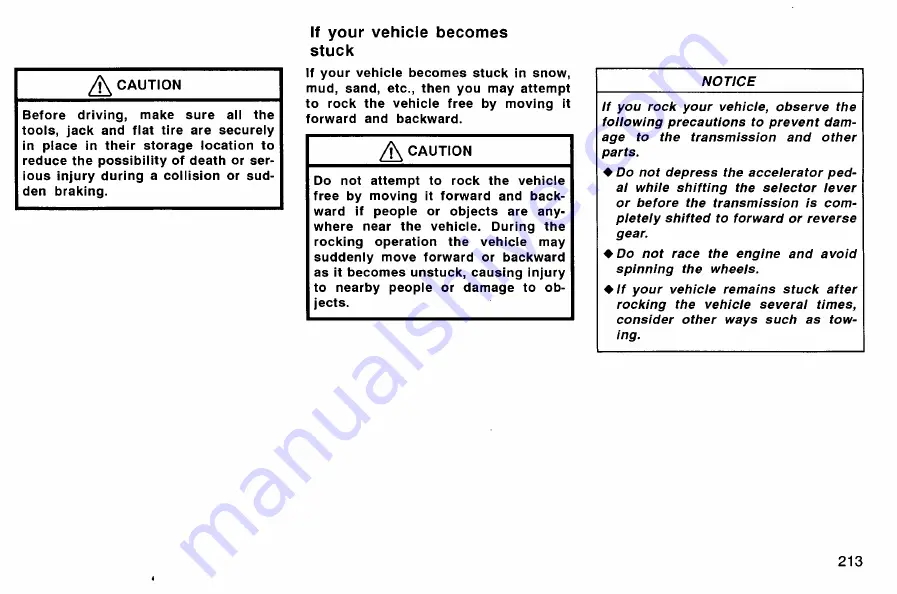 Toyota HILUX 2007 Owner'S Manual Download Page 224