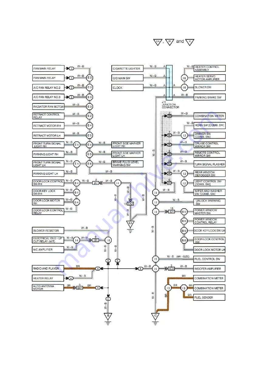 Toyota JCE10 Wiring Diagram Manual Download Page 9