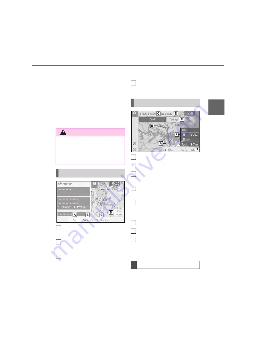 Toyota LAND CRUISER STATION WAGON 2021 Owner'S Manual Download Page 87