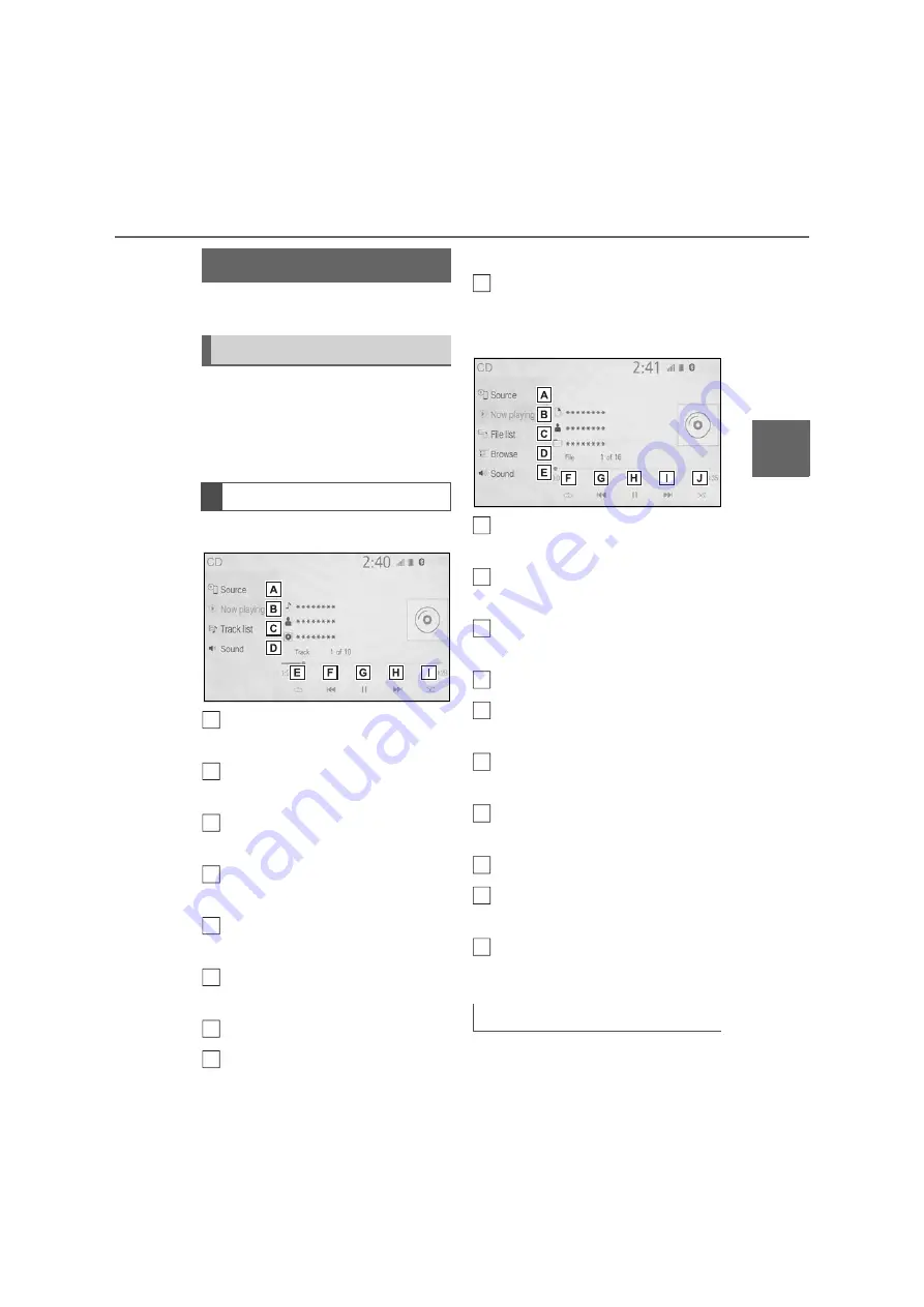 Toyota LAND CRUISER STATION WAGON 2021 Owner'S Manual Download Page 133