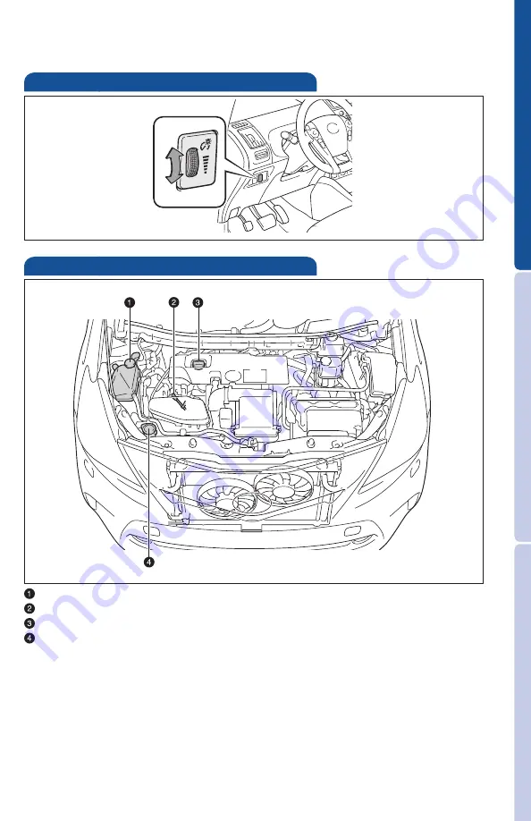 Toyota Prius V 2013 Quick Reference Manual Download Page 11