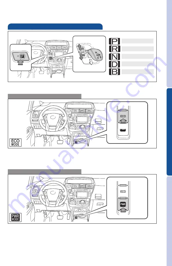 Toyota Prius V 2013 Quick Reference Manual Download Page 13