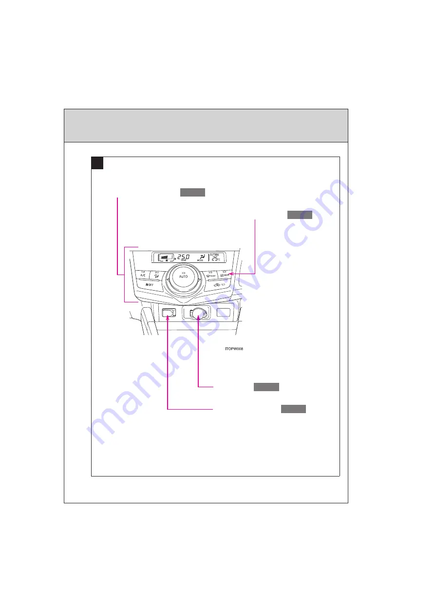 Toyota PriusV Owner'S Manual Download Page 14