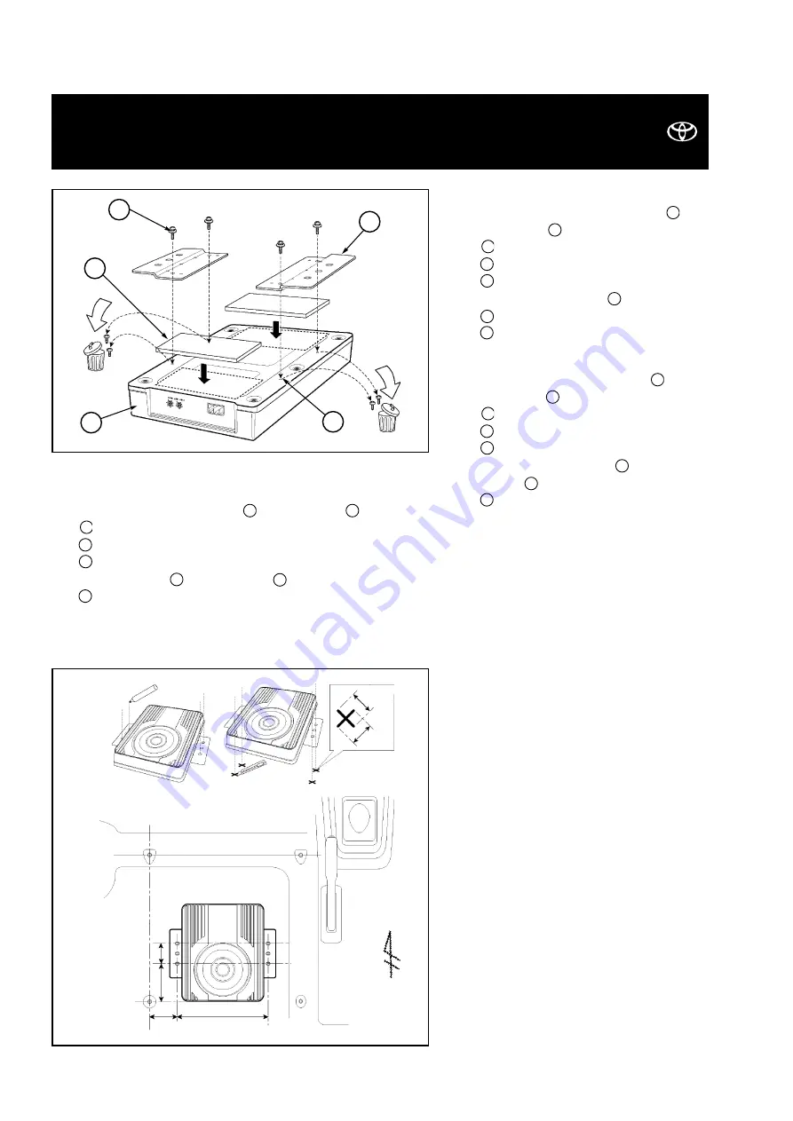 Toyota RAV4 (LHD) Installation Instructions Manual Download Page 25