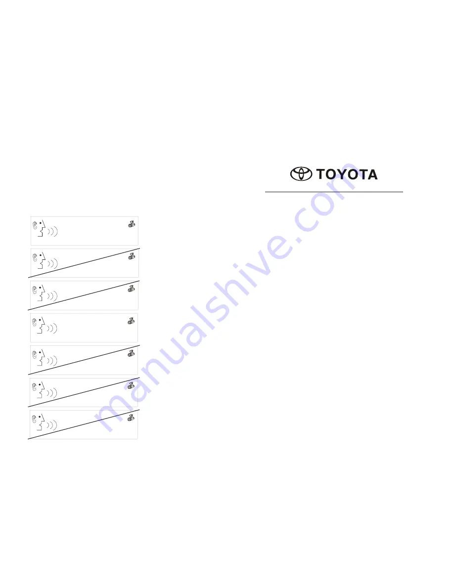 Toyota THF 30 Owner'S Manual Download Page 1