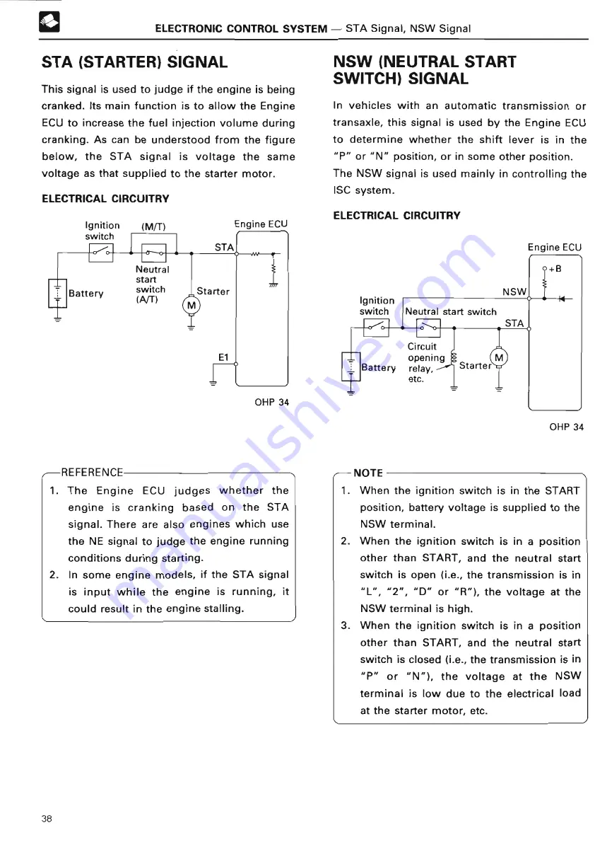 Toyota TOYOTA COMPUTER-CONTROLLED SYSTEM Скачать руководство пользователя страница 48