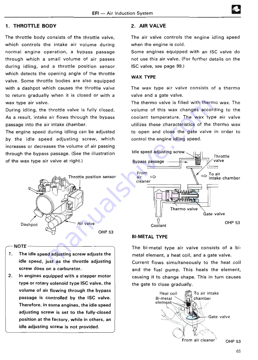 Toyota TOYOTA COMPUTER-CONTROLLED SYSTEM Training Manual Download Page 75