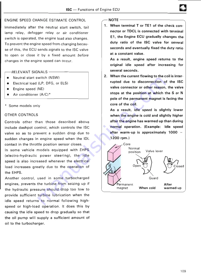 Toyota TOYOTA COMPUTER-CONTROLLED SYSTEM Training Manual Download Page 121