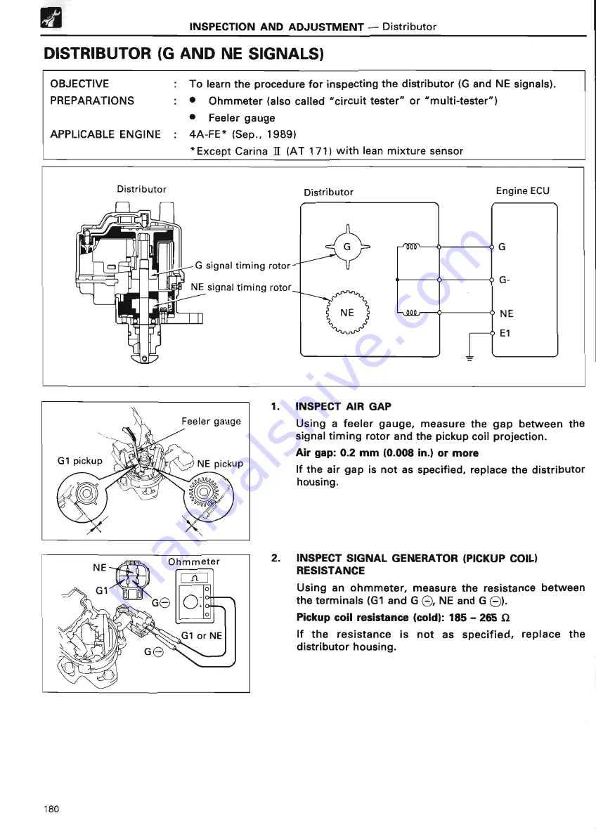 Toyota TOYOTA COMPUTER-CONTROLLED SYSTEM Скачать руководство пользователя страница 186