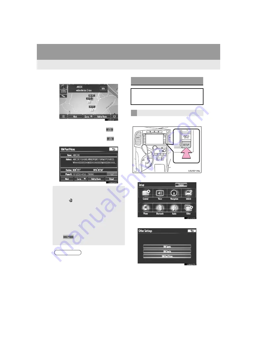 Toyota VENZA NAVI User Manual Download Page 296