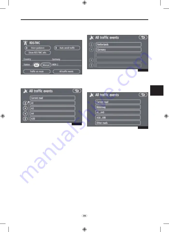 Toyota Verso TNS510 User Manual Download Page 117